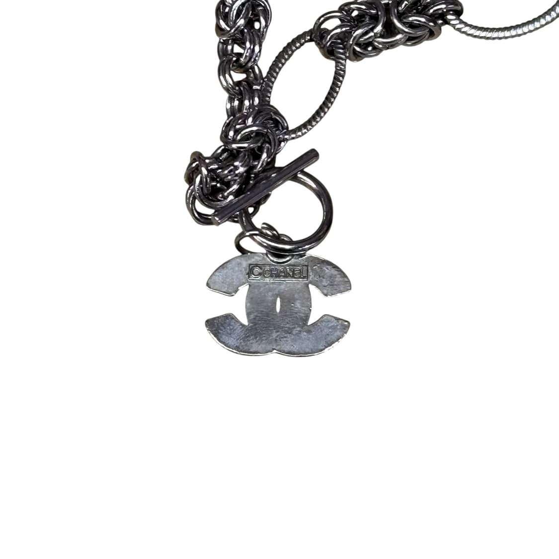 샤넬 단추 리사이클링 체인 목걸이 상품이미지3