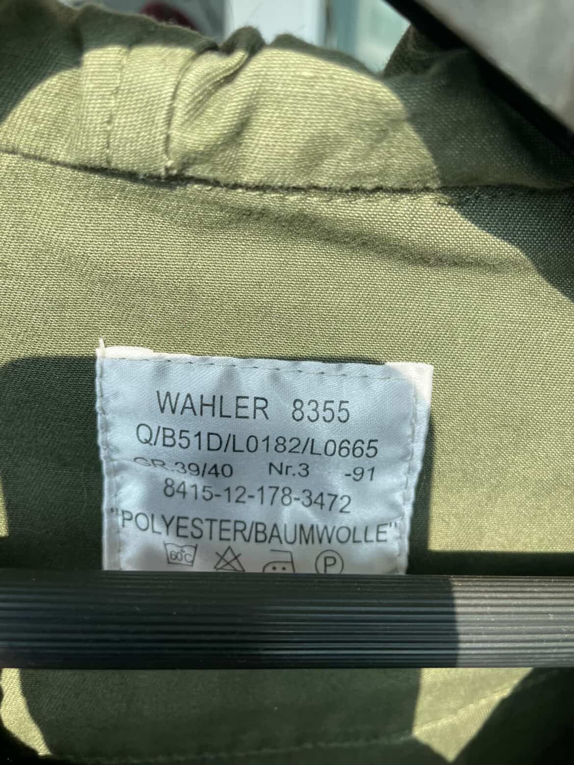 L) 독일군 m-65 밀리터리 자켓 상품이미지4