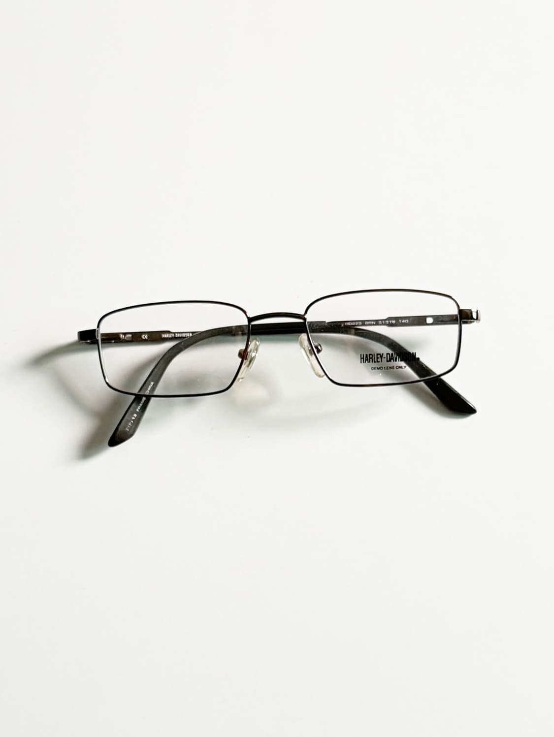 할리 데이비슨 슬림 스퀘어 메탈 프레임 빈티지 안경 상품이미지1