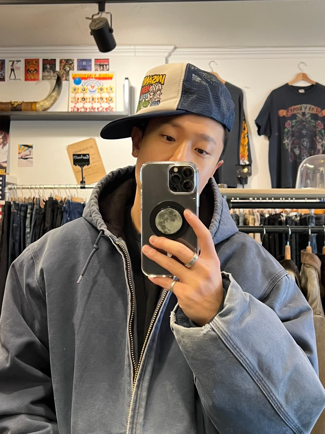 90's 빈티지 OTTO 메쉬 트러커 캡 레트로 미국 그래픽 모자 상품이미지4