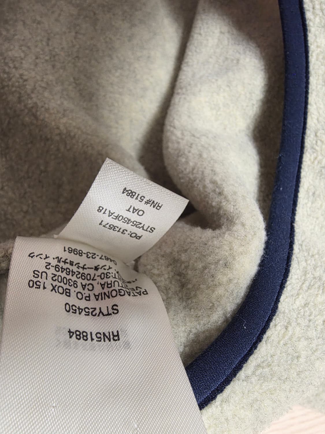 파타고니아 신칠라 헤비웨이트 오트밀 맨 L 상품이미지3