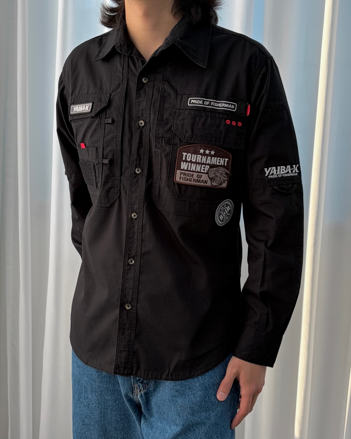 [L]YAIBA-X 야이바 엑스 피셔맨 낚시 셔츠 상품이미지1