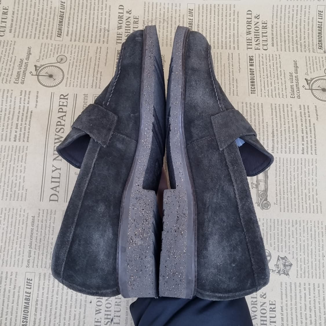 미소페 스웨이드 남성페니로퍼 실사이즈290 상품이미지5