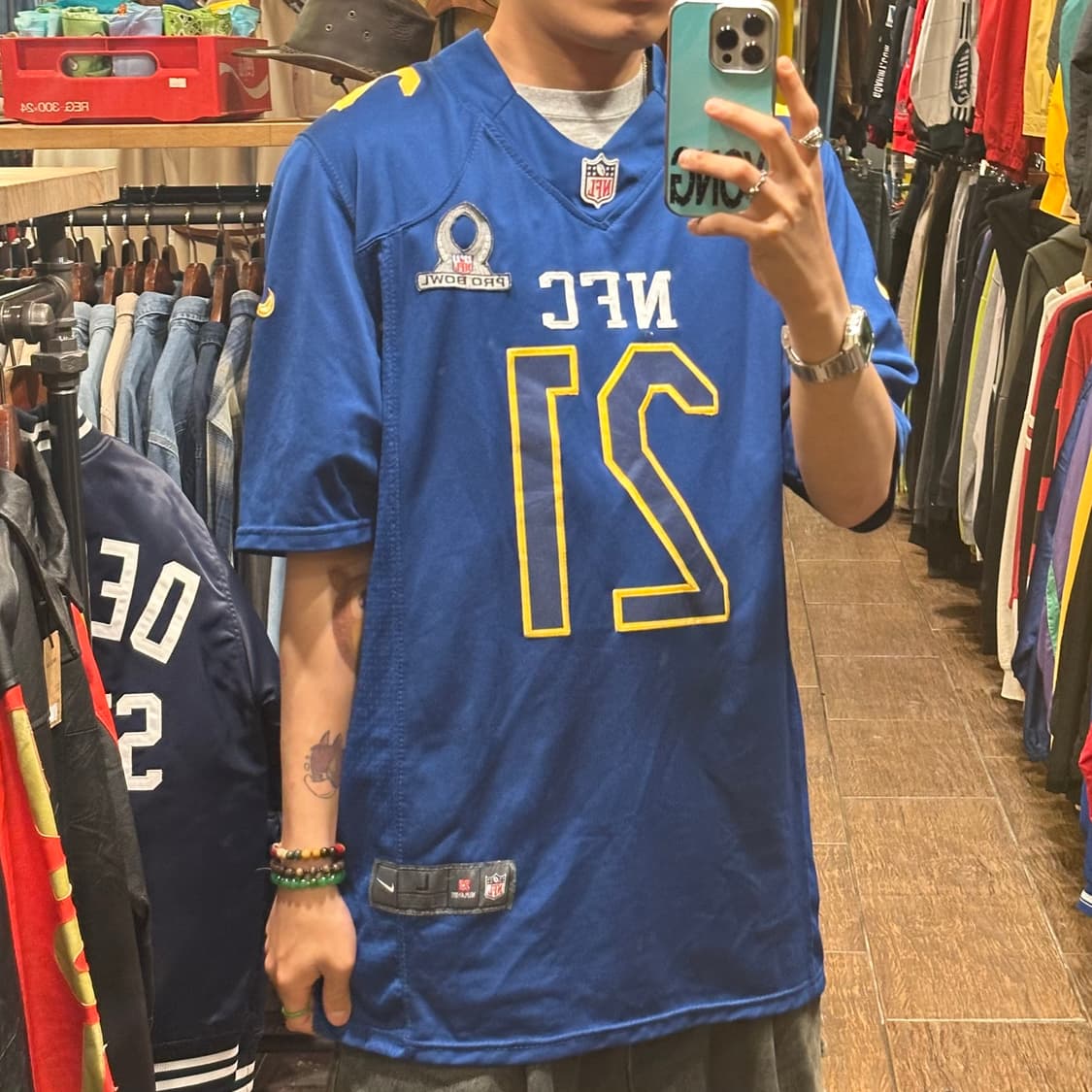 [HI] NFL 반팔져지 블루 상품이미지4