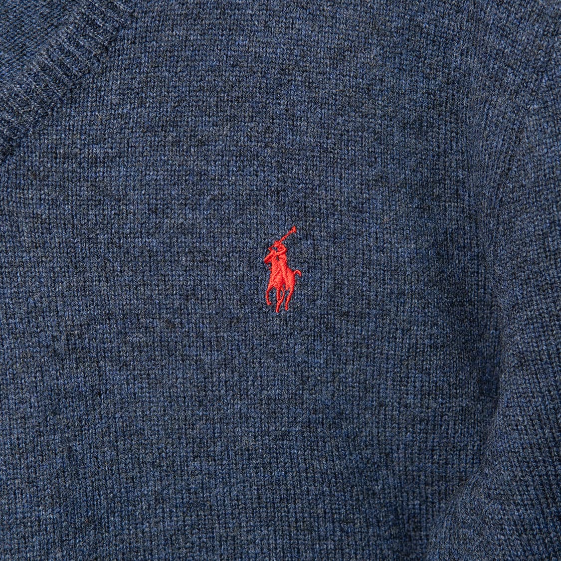 [105] 폴로 랄프로렌 램스울 브이넥 니트 네이비 MT-1318  상품이미지2