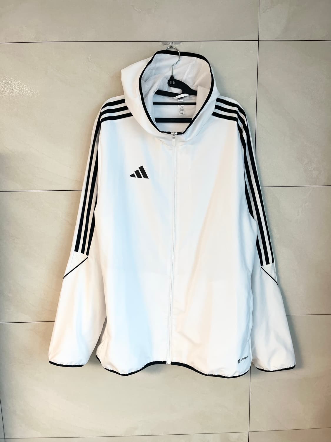 아디다스 윈드브레이커 바람막이 화이트 [2XL] 상품이미지1