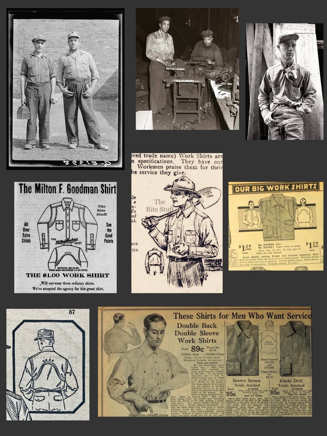 폴로 랄프로렌 Naval 해군 인디고 앵커 플레이드 워크셔츠 상품이미지3