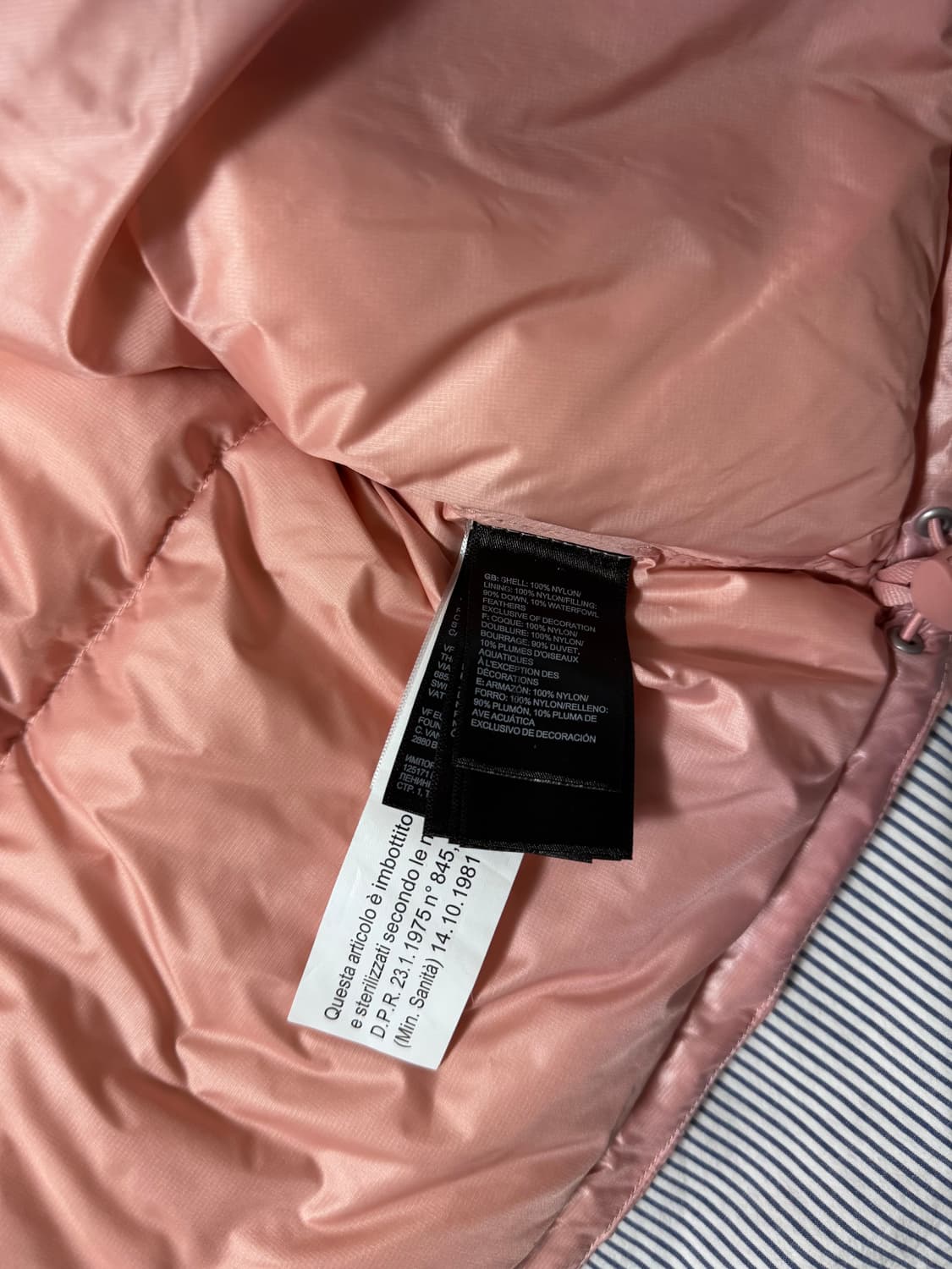 W 노스페이스 눕시 숏 자켓 로즈 탄  상품이미지10