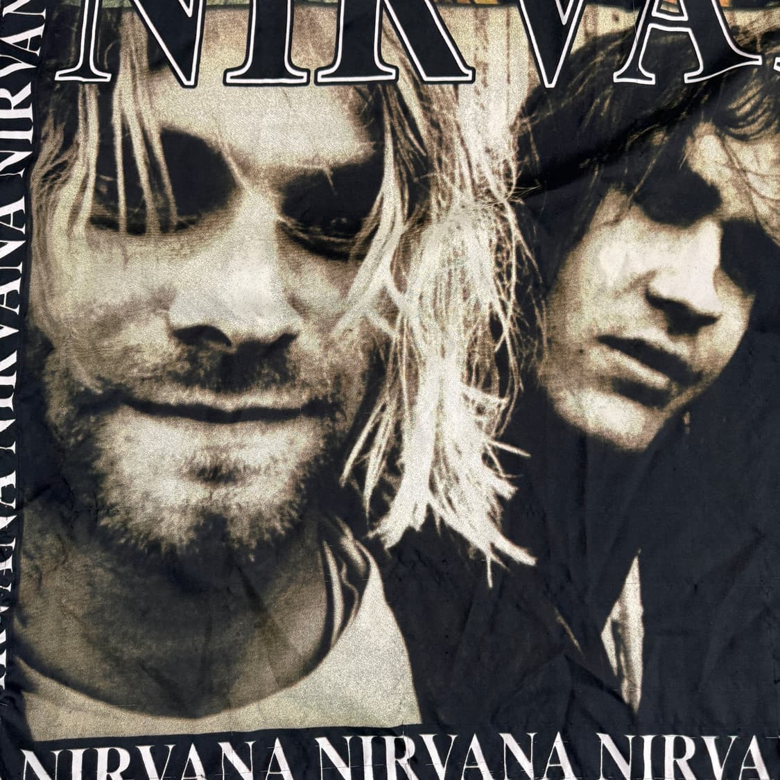 빈티지 90s Nivana 너바나 태피스트리 실크 포스터 상품이미지2