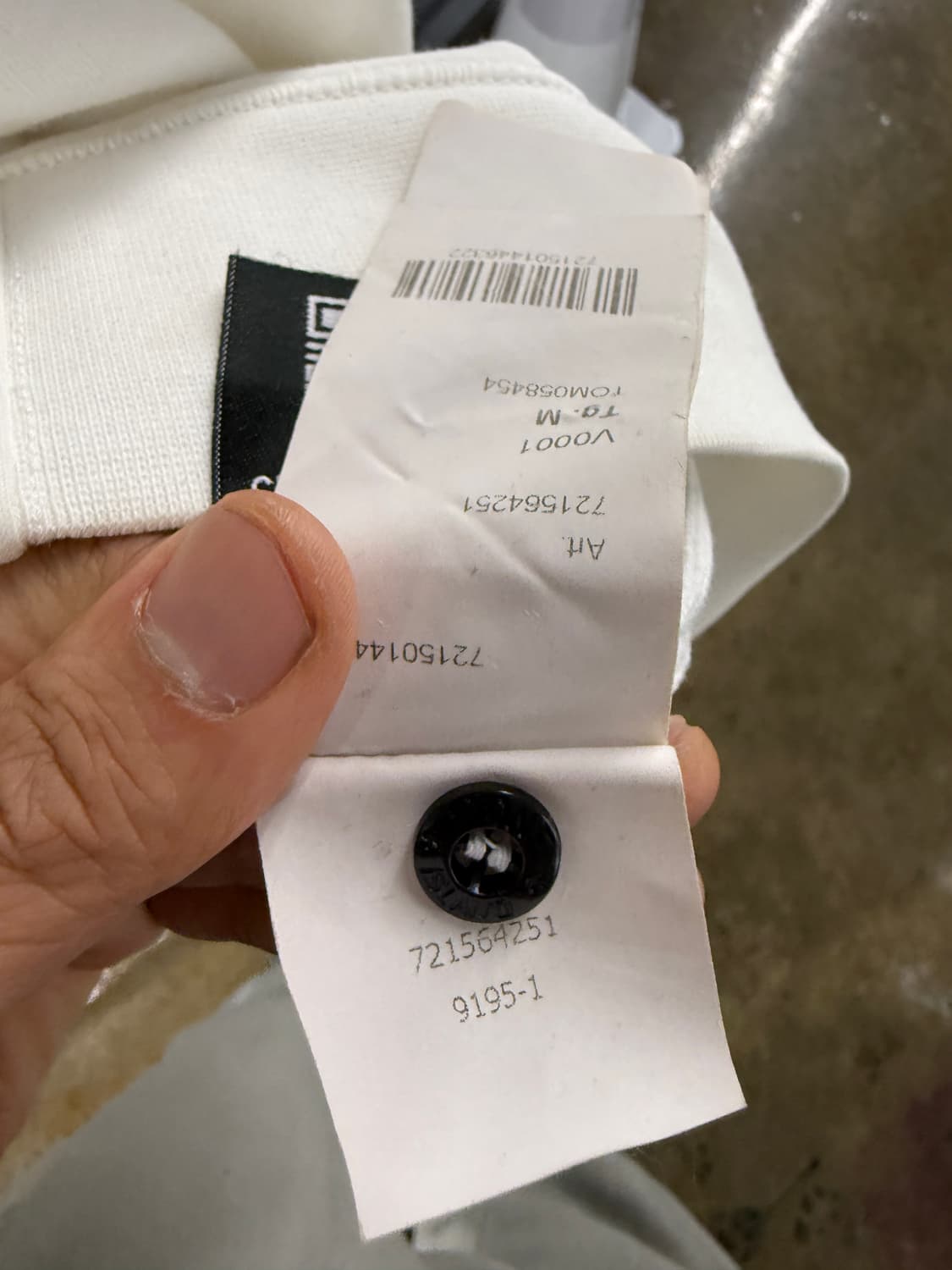 스톤아일랜드 정품 화이트 후드집업 M 상품이미지7