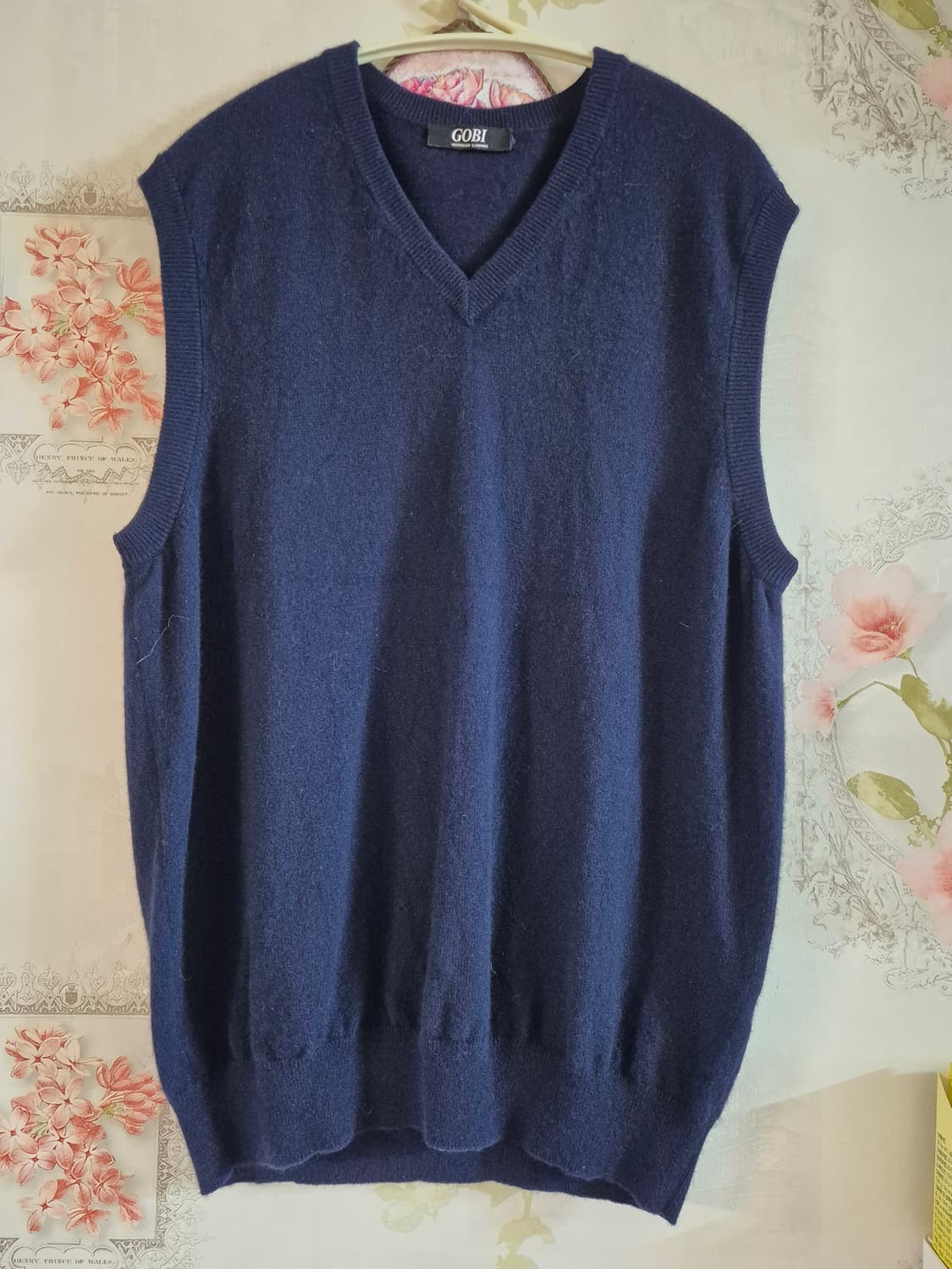 고비 100% 캐시미어 베스트 남자 100 상품이미지1