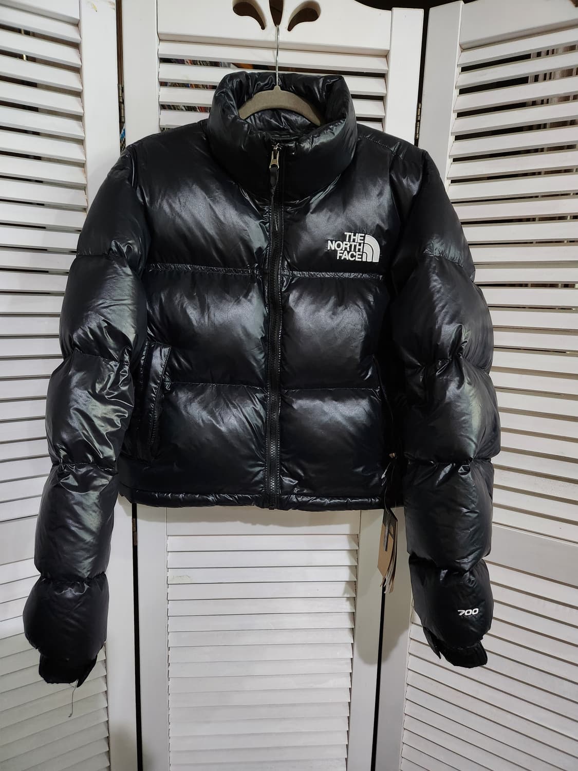 노스페이스 눕시 700 크롭 패딩 L 상품이미지1