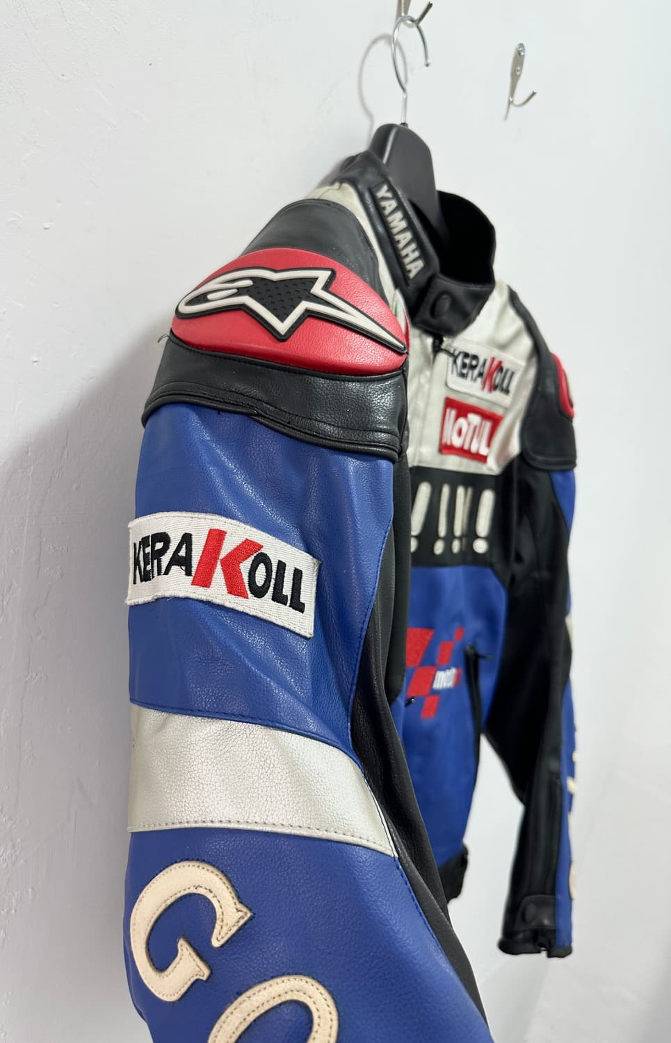 DUHAN motorsports leather lacing jacket 상품이미지5