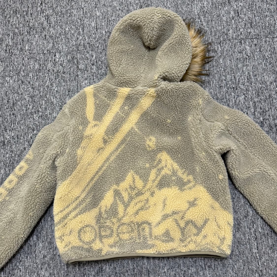 Open yy 오픈와이와이 후리스 아우터 후드 퍼 뽀글이 자켓 상품이미지7