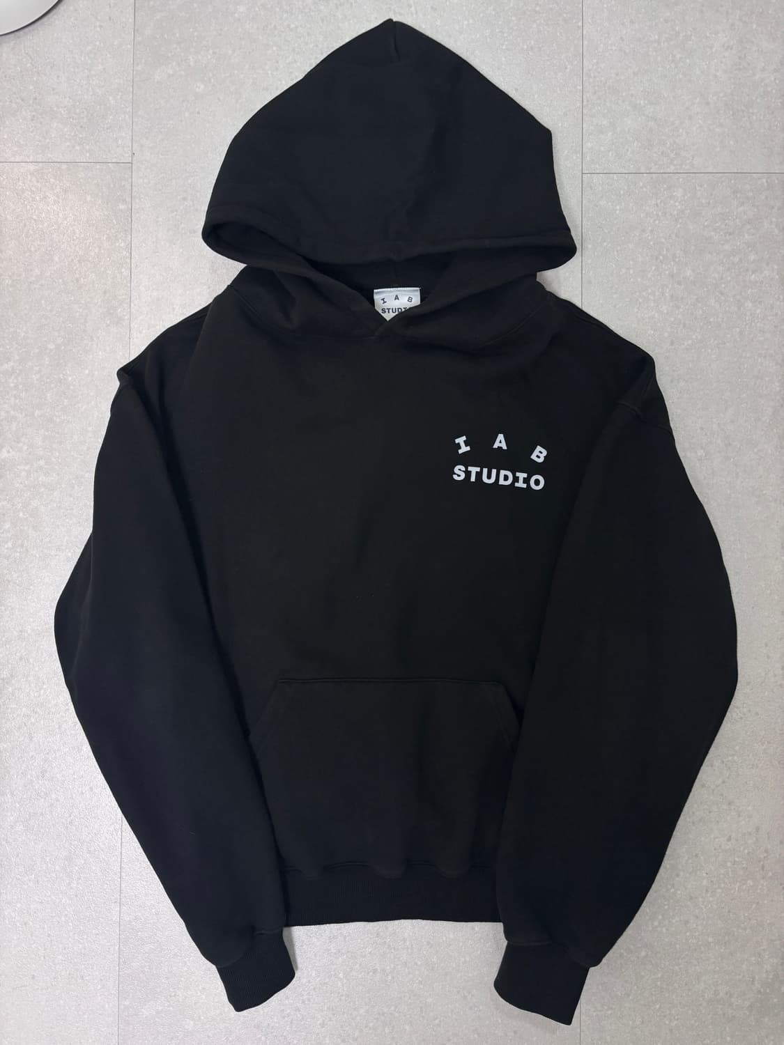 iab studio 후드티 블랙 M 상품이미지1
