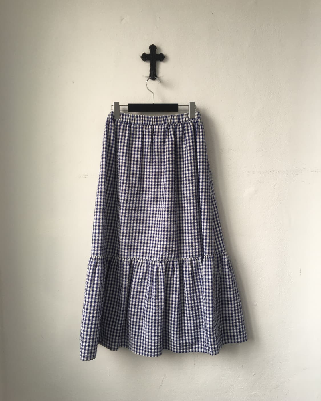 Check pattern skirt 상품이미지2