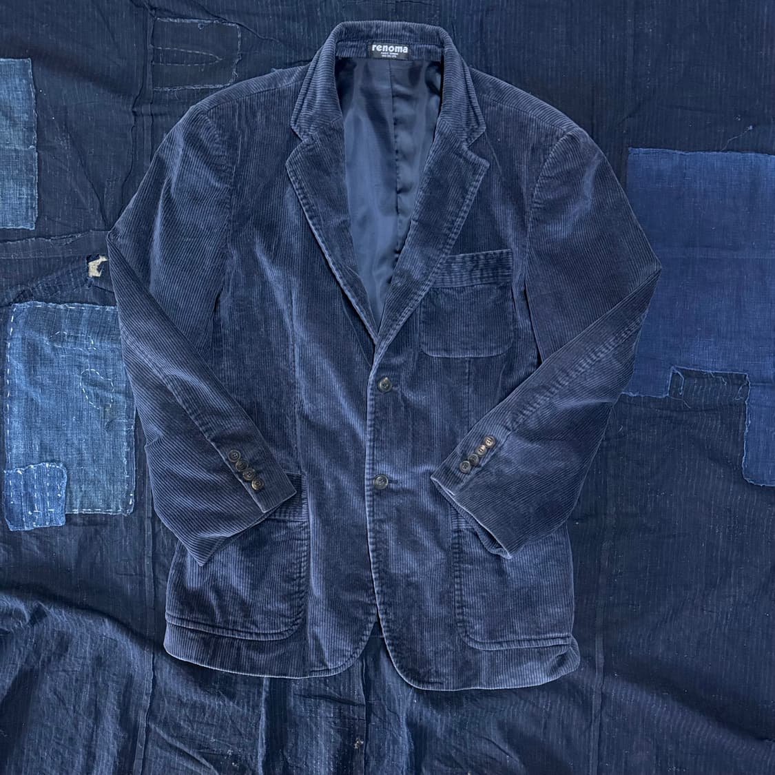 레노마 코듀로이 테일러드 자켓 100-103 상품이미지1