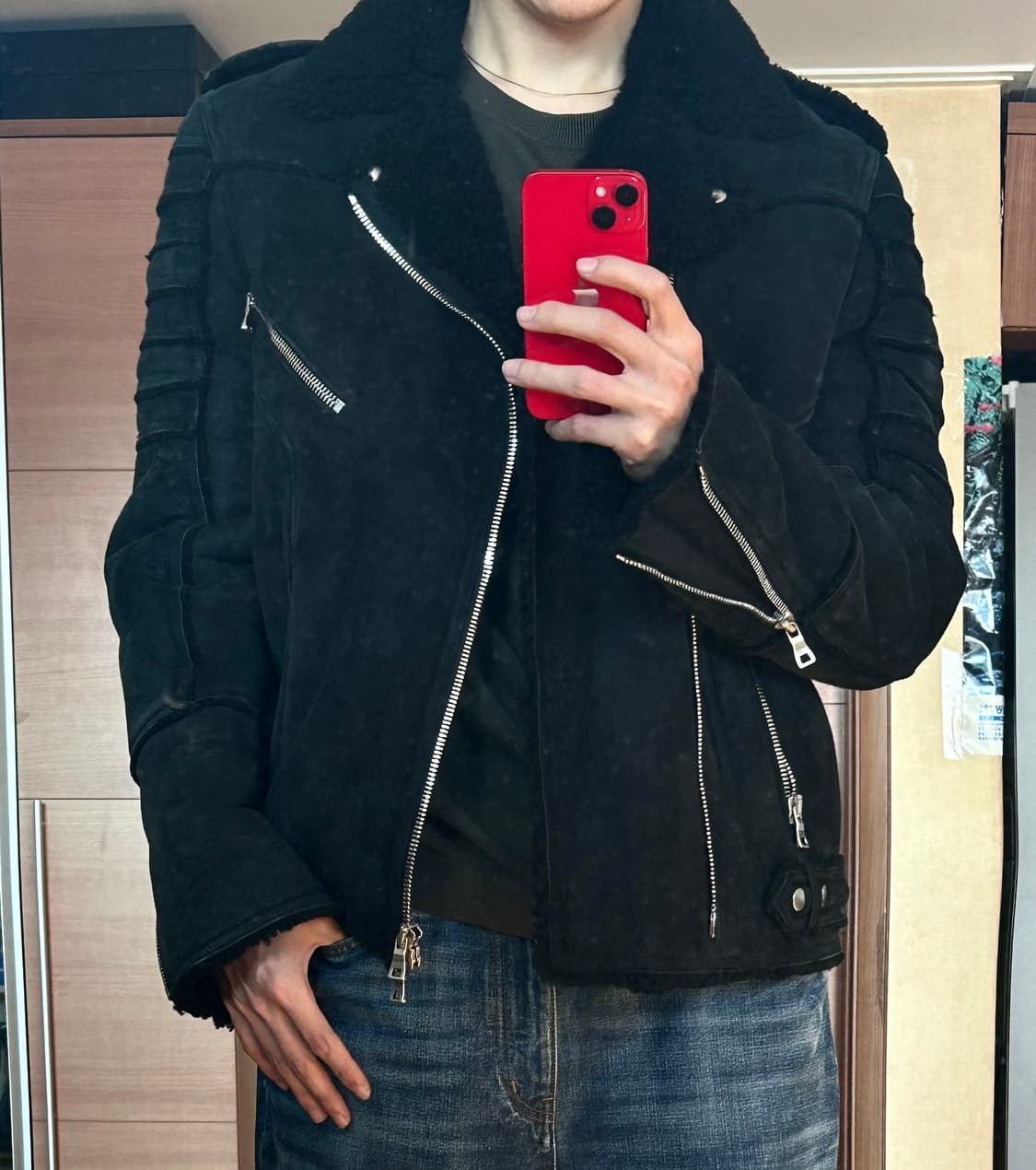 발망 무스탕 자켓 상품이미지3