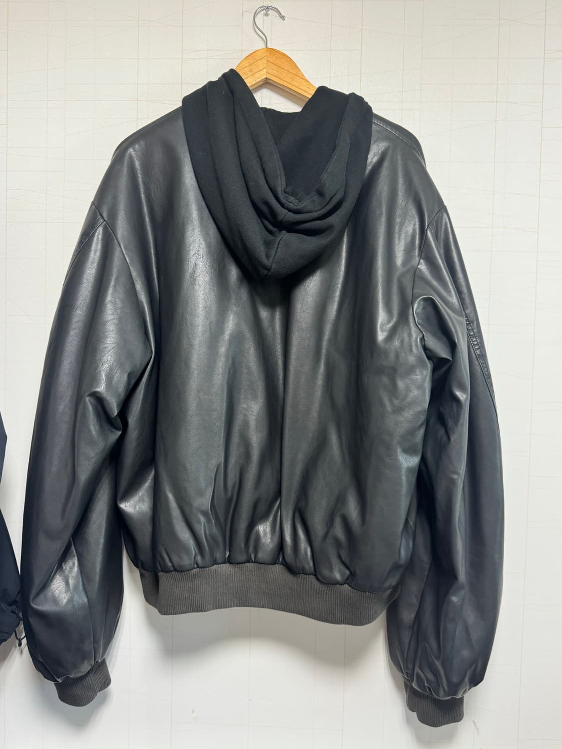 디에이디 d.a.d 레더 블루종 상품이미지2