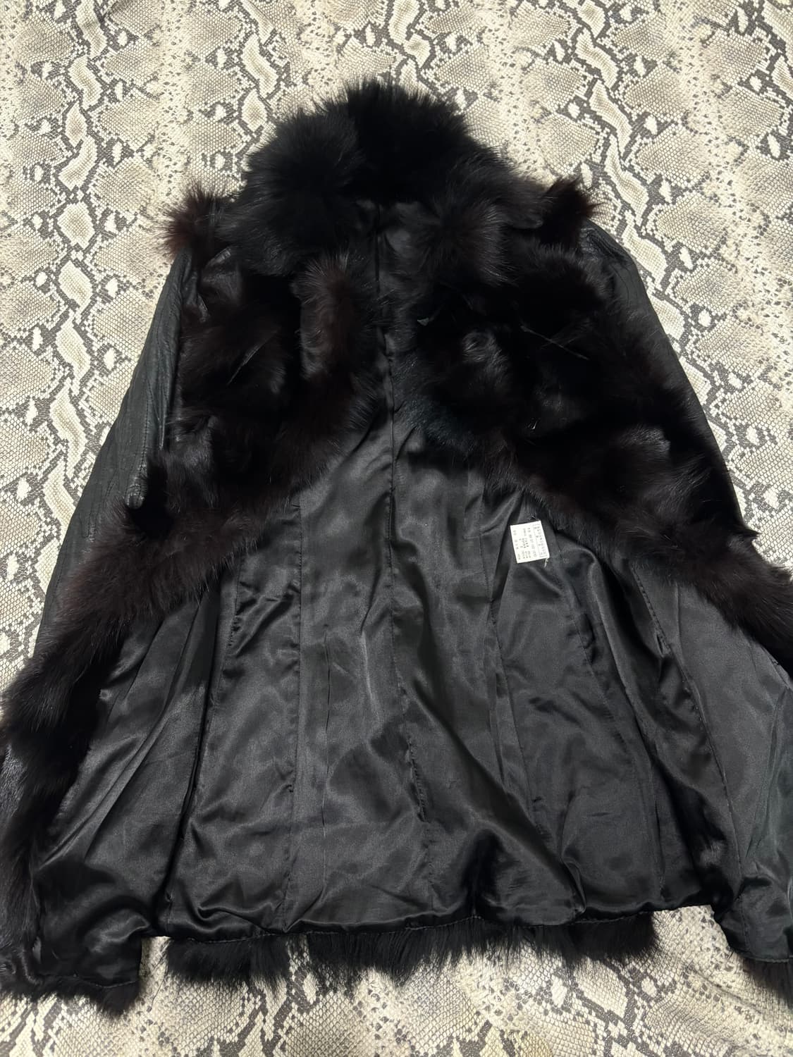 [VKEI] Fur Trimming SheepSkin Coat Jacke 상품이미지8