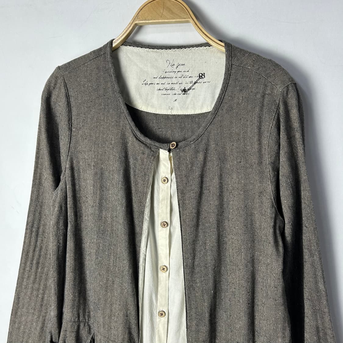 [JPN] 빈티지 모리걸 바선생 레이어드 원피스 상품이미지3