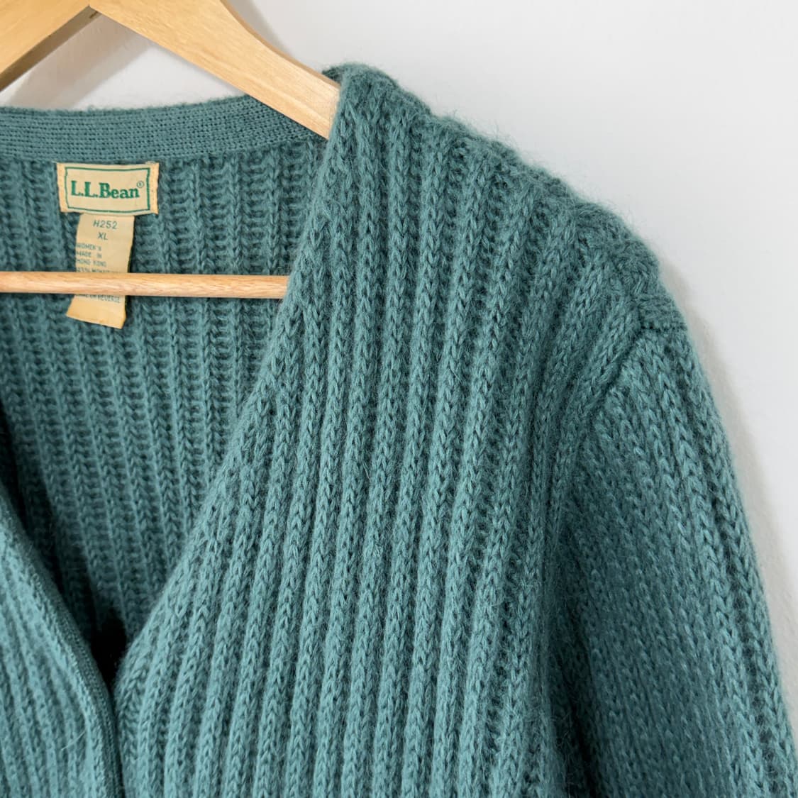 [XL] 80s L.L.Bean 엘엘빈 모헤어 가디건 상품이미지5