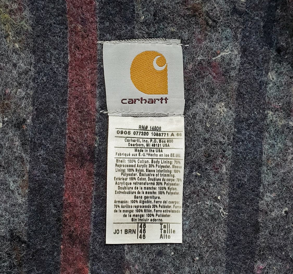 칼하트 디트로이트 j01 사이즈46 톨 (105-110)(180이상) 상품이미지9