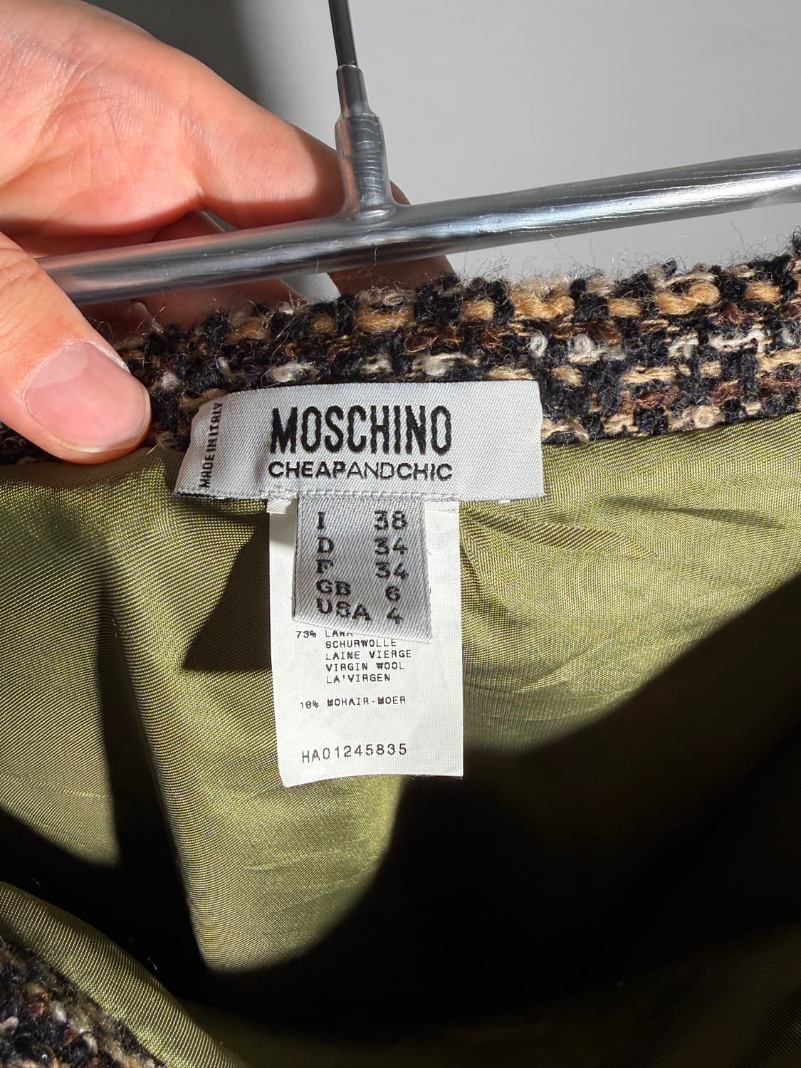 모스키노 퀼팅 & 트위드 스커트 상품이미지7