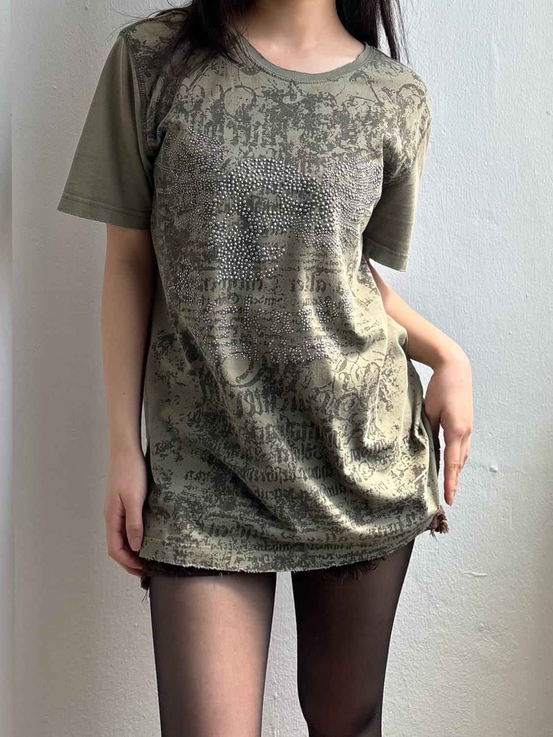 Buckaroo Khaki Cubic Graphic T-shirt 상품이미지5