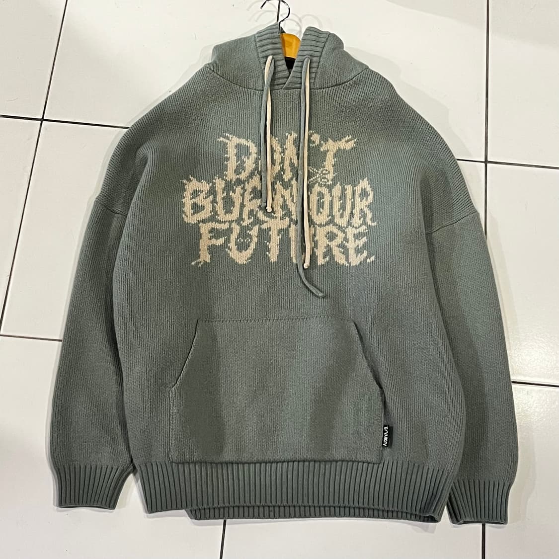 아조바이아조 PBA DBOF 울 니트 후디 민트 상품이미지1