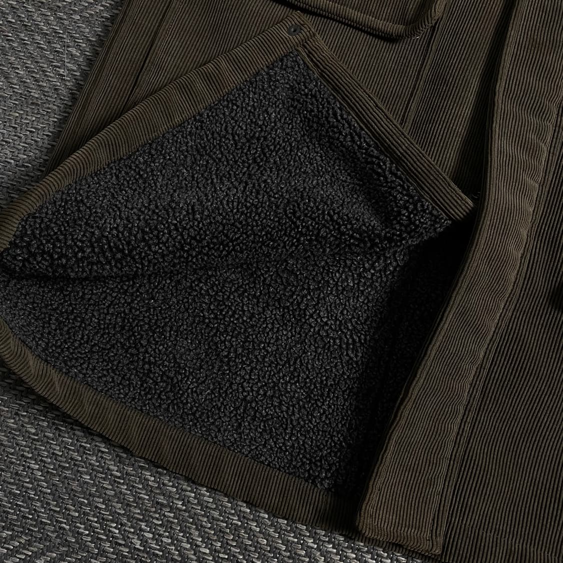 빈폴 스포츠 양털 라이닝 코듀로이 후드 코트o 4954 상품이미지6