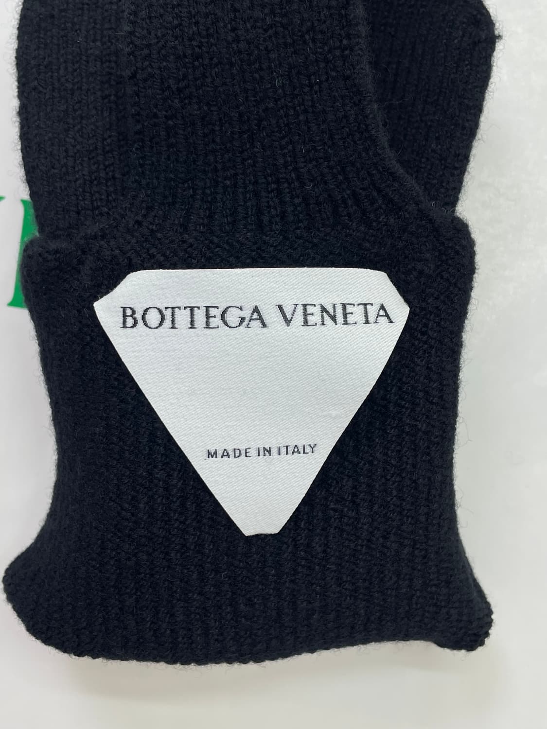 새상품 보테가베네타 울 캐시미어 장갑 넥워머 장갑 블랙 컬러 상품이미지7