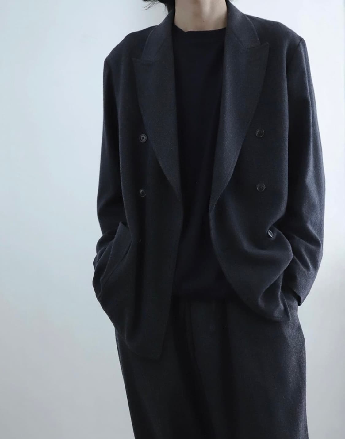 코모리 리파인 울 더블자켓 상품이미지9