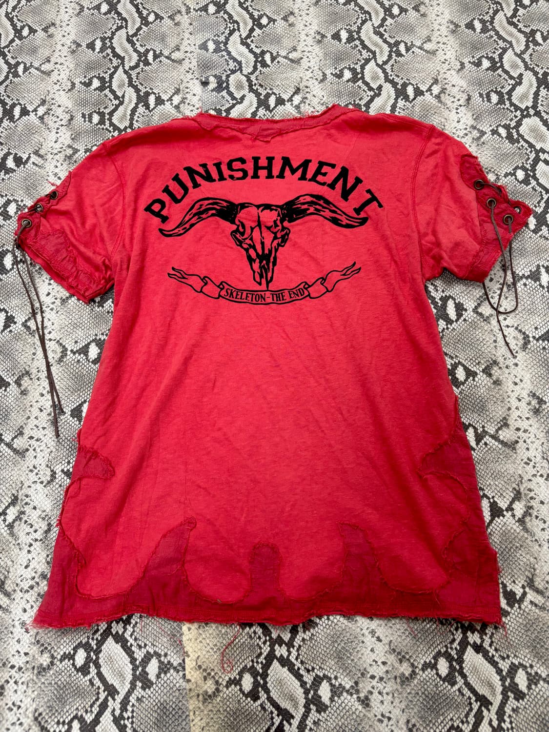 “Authentic” 00’s Design Side Eyelet Tee 상품이미지1