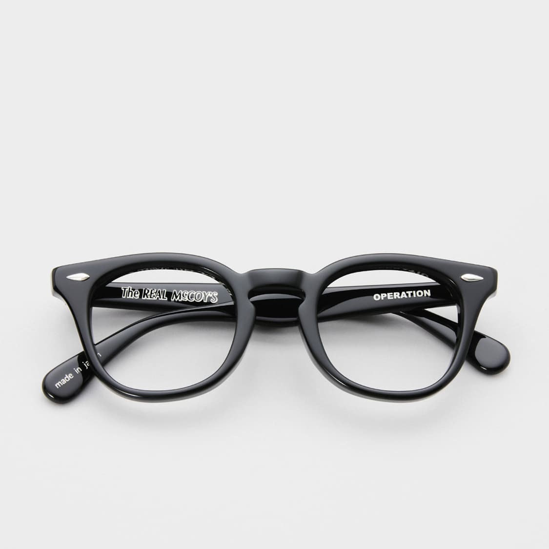 이펙터 x 리얼맥코이 오퍼레이션 블랙 안경 뿔테 선글라스 상품이미지2