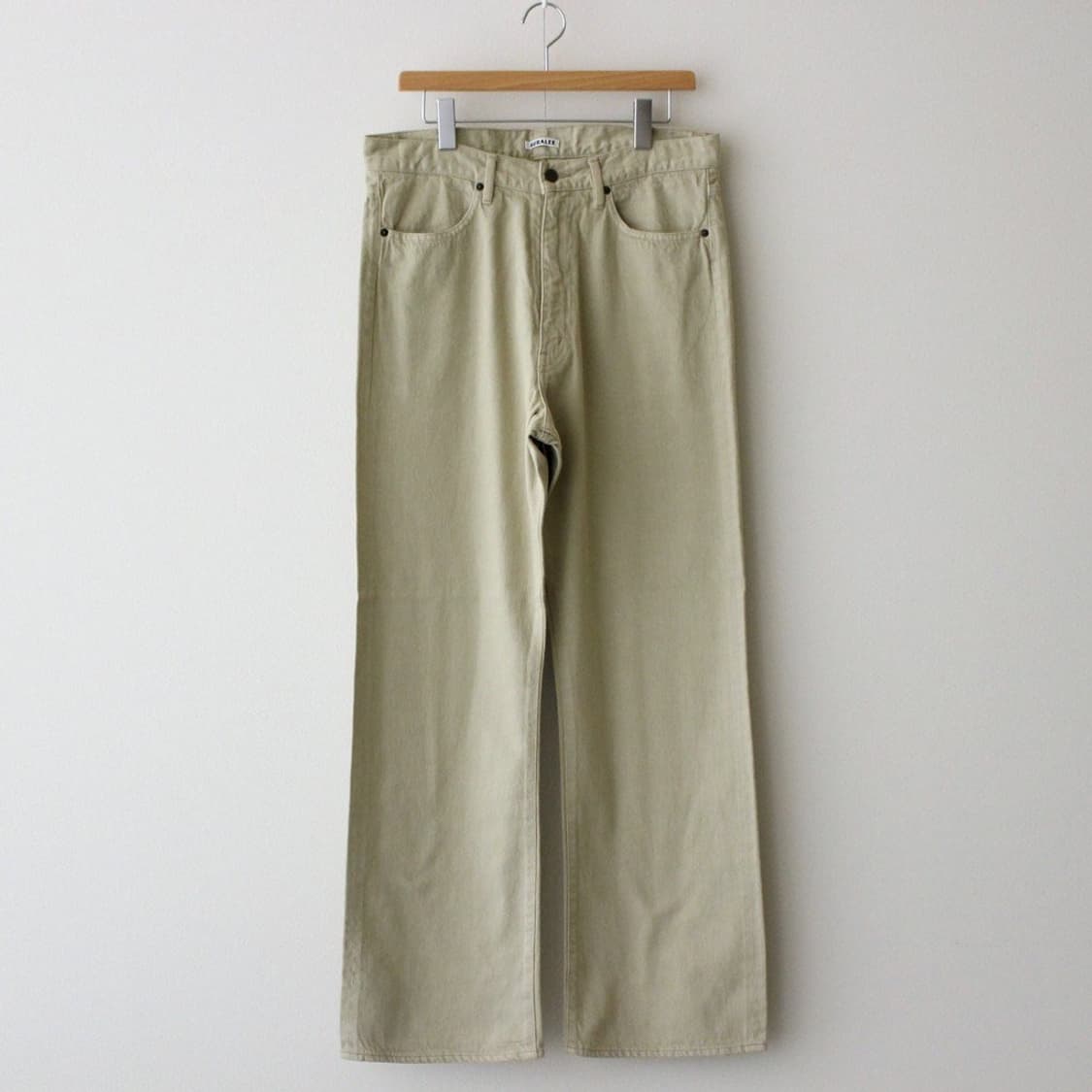 (4 ) 오라리 보타니컬 셀비지 데님 팬츠 상품이미지1