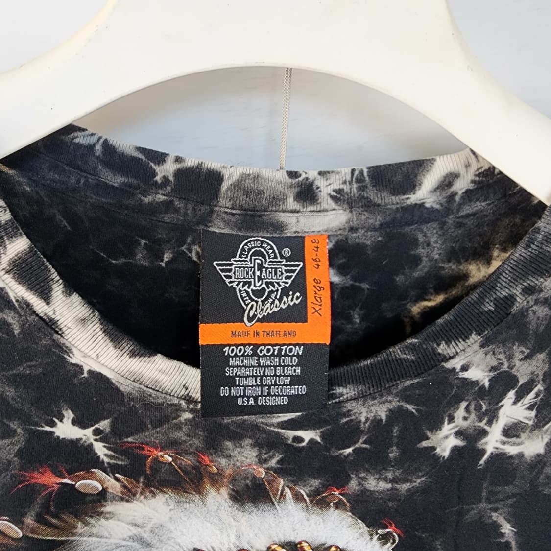 락이글 인디안 프린팅 반팔 티셔츠 상품이미지4