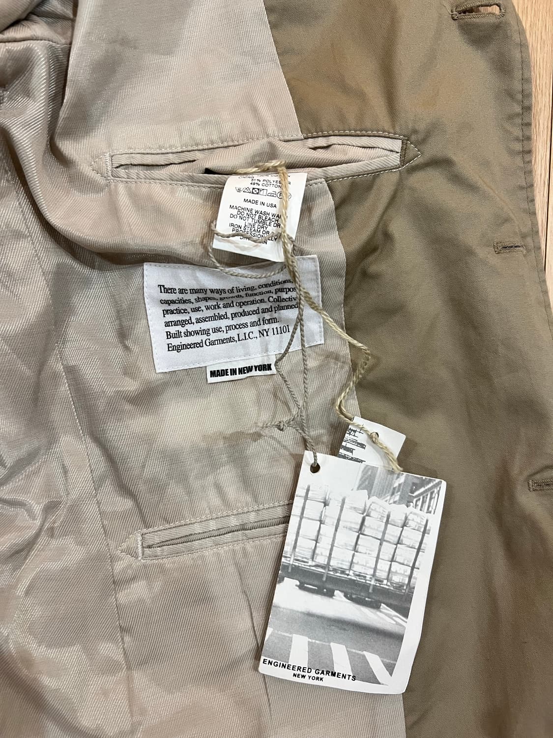 엔지니어드 가먼츠 블레이저 made in usa 상품이미지4