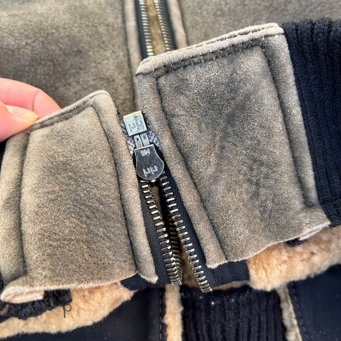 빈티지 양가죽 양털 무스탕 자켓  상품이미지7