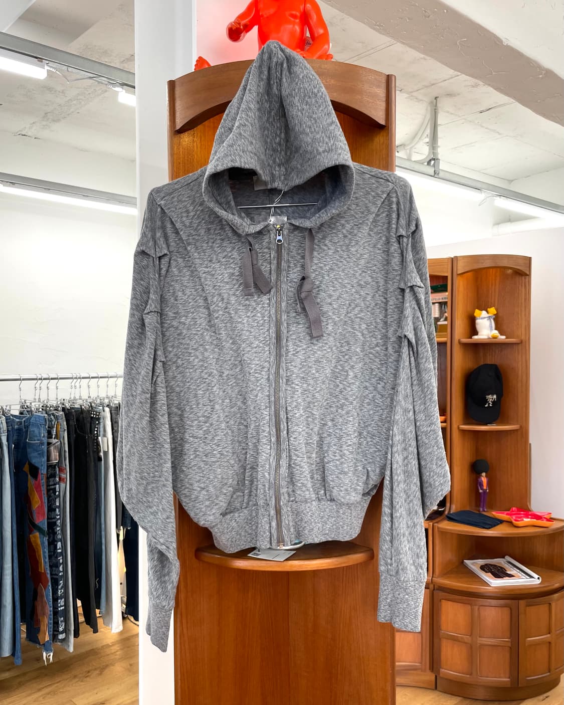 [XS] 스텔라매카트니 x 아디다스 셔링 후드 집업 상품이미지1