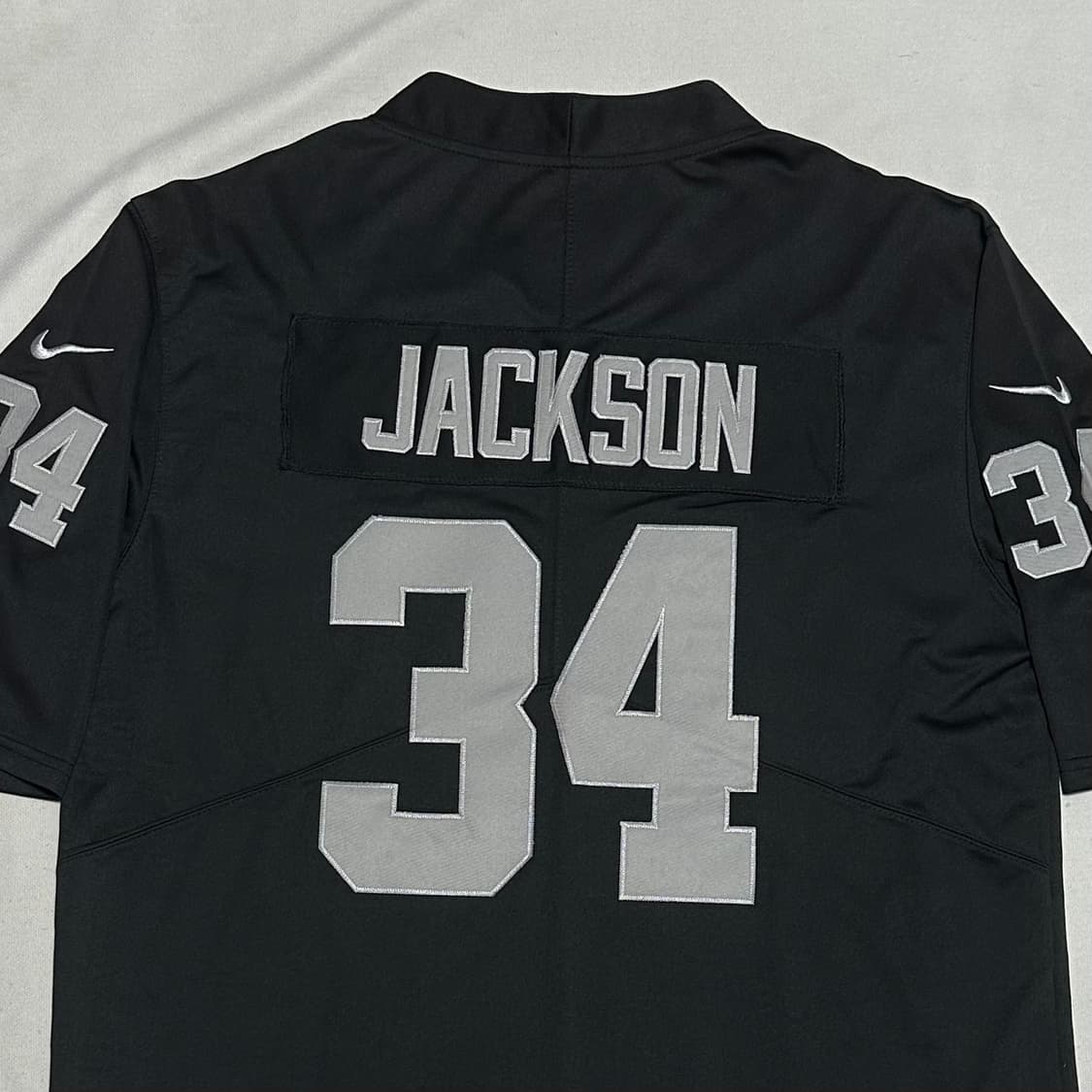 XL 나이키 NFL 레이더스 보 잭슨 블랙 반팔 유니폼 상품이미지1