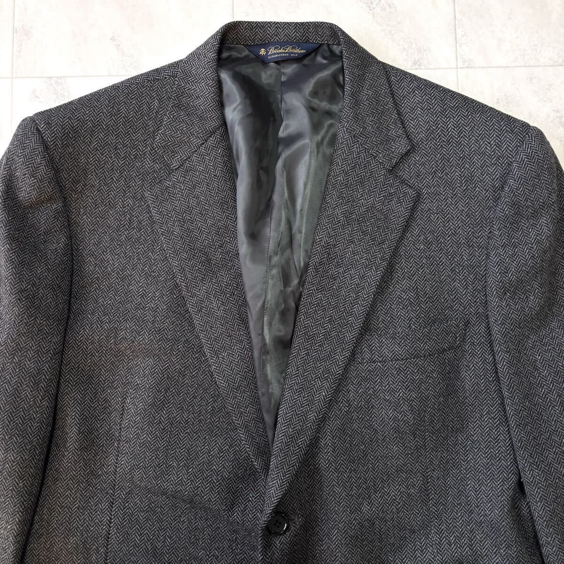 브룩스 브라더스 그레이 헤링본 자켓 상품이미지3