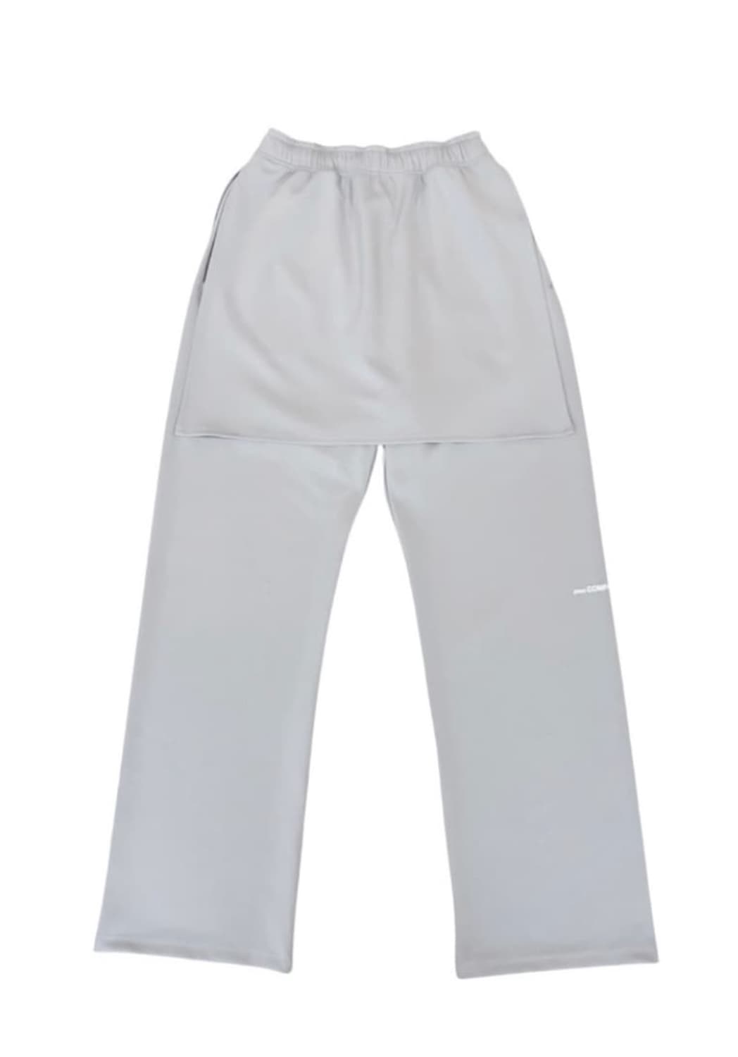 지초이컴포트 25-RE1 레이어드 팬츠 그레이 1size 상품이미지1