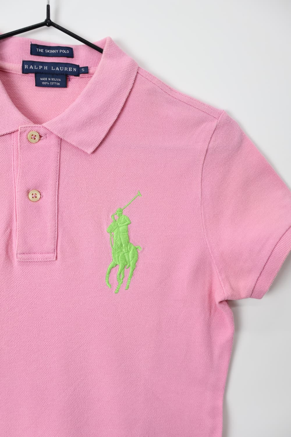 Ralph Lauren Pink & Green Big Pony Shirt 상품이미지8