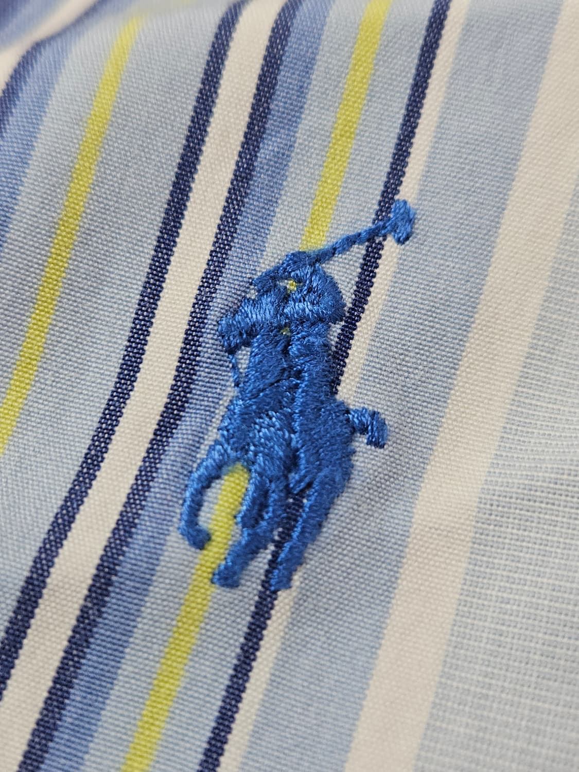 폴로 랄프로렌 블루포니 반팔셔츠 스트라이프 빈티지 M 상품이미지2