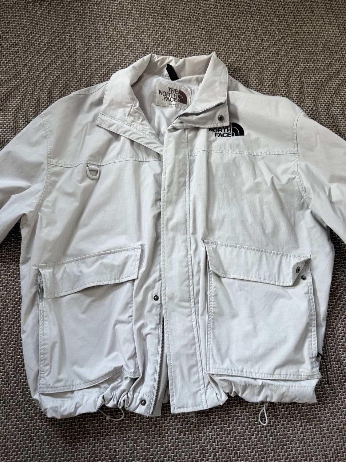 플리마켓🔥 노스페이스 바람막이 자켓 그레이 상품이미지5