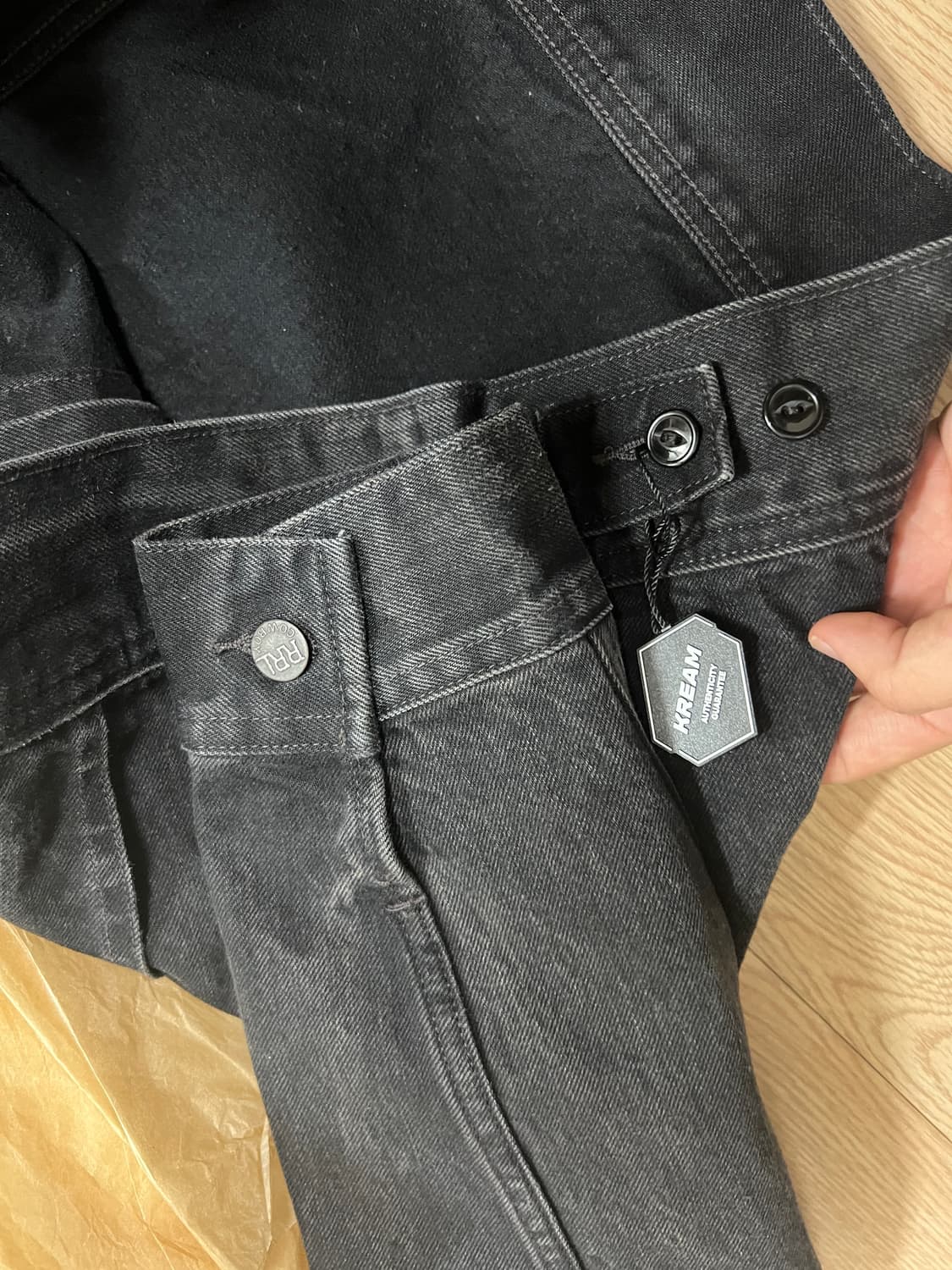 RRL 더블알엘 lot271 블랙 데님 자켓 L 상품이미지8