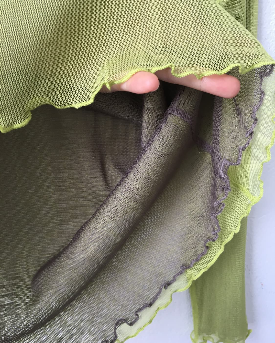 Reversible high neck mesh sleeve 상품이미지2
