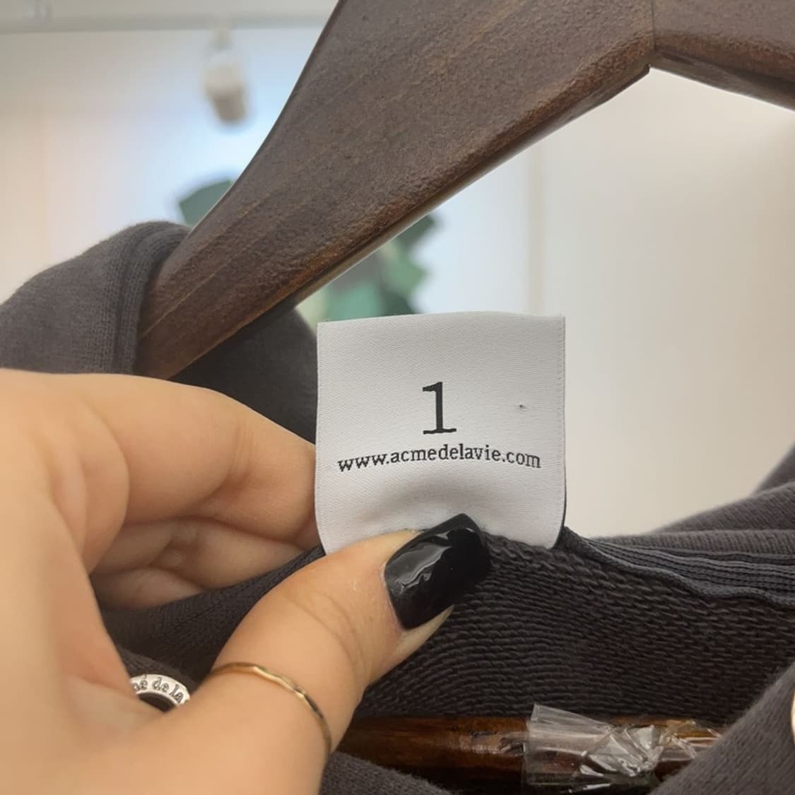 아크메드라비 캐주얼 레트로 키치 빅로고 후드티 1 C07402 상품이미지6