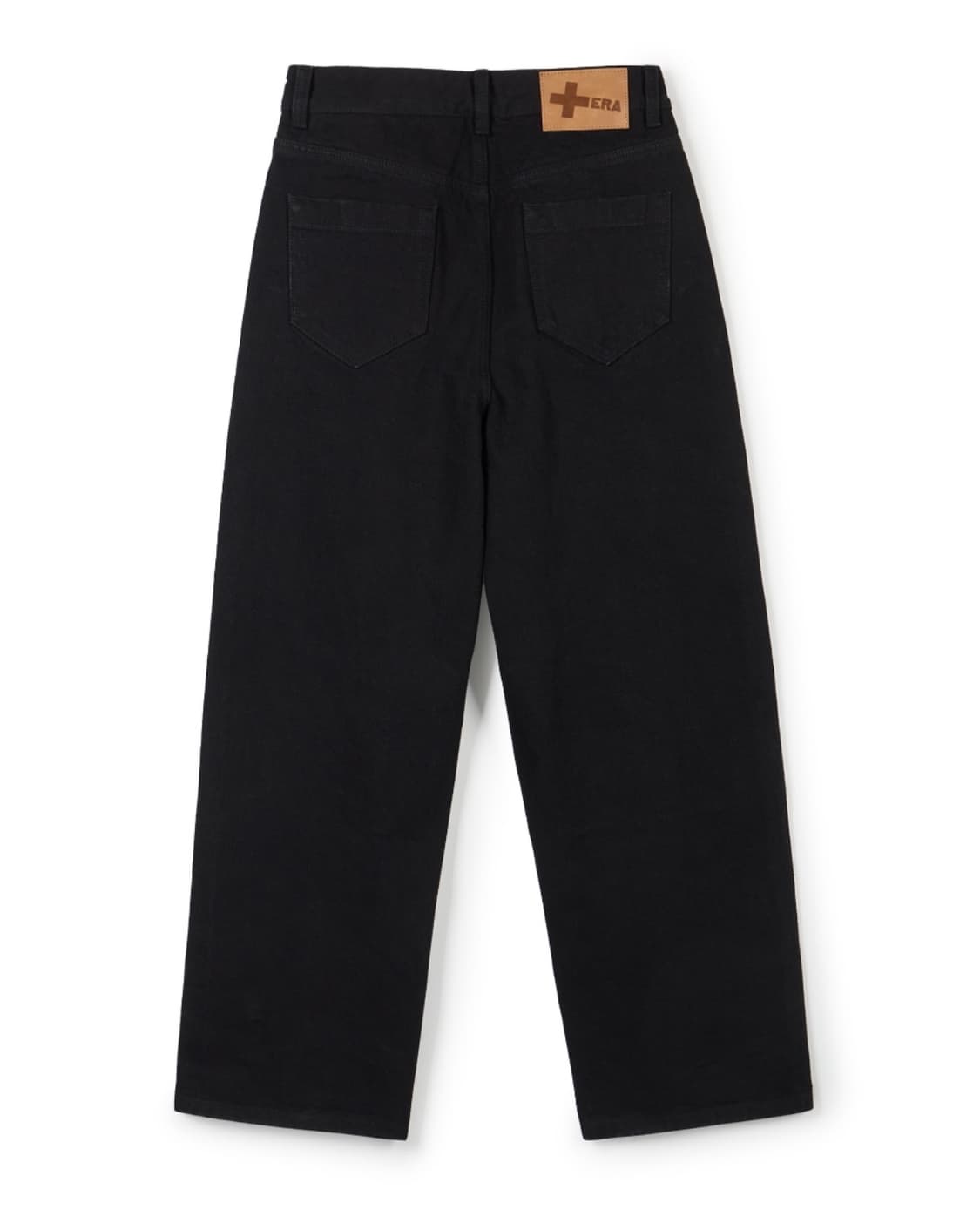 ERA WIDE FIT DENIM PANTS - BLACK 상품이미지1